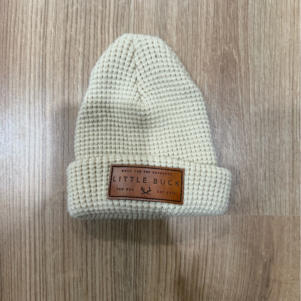 Cream Kids Beanie